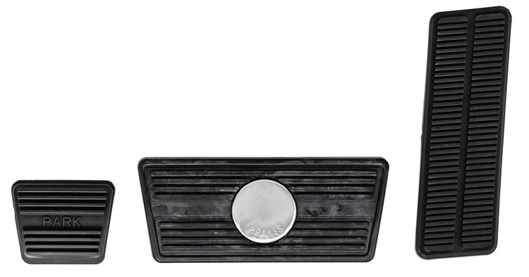 Pedal Pad Kit for Select 1968-1972 GM Vehicles [w/ Disc Brakes & Automatic Transmission]