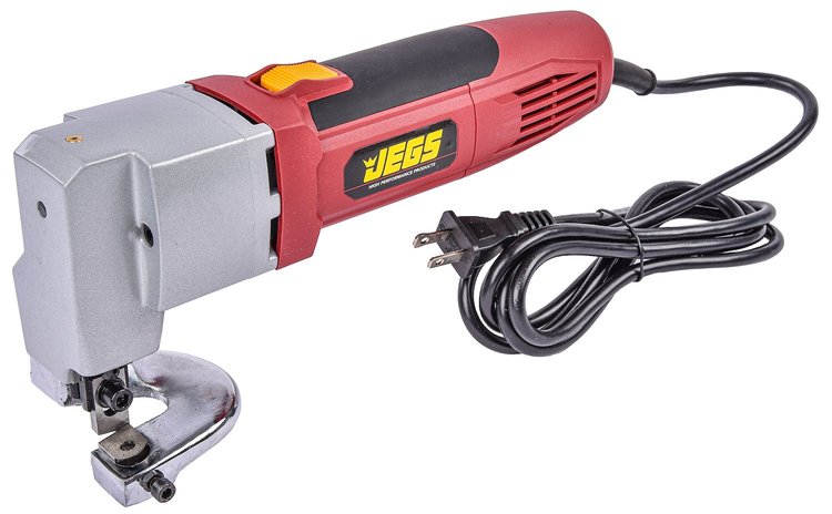 Electric Throatless Shear [Cuts Heavy-Gauge Sheet Metal]
