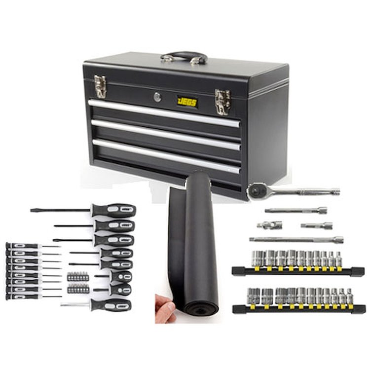 3-Drawer Tool Box with 95-Piece Tool Set