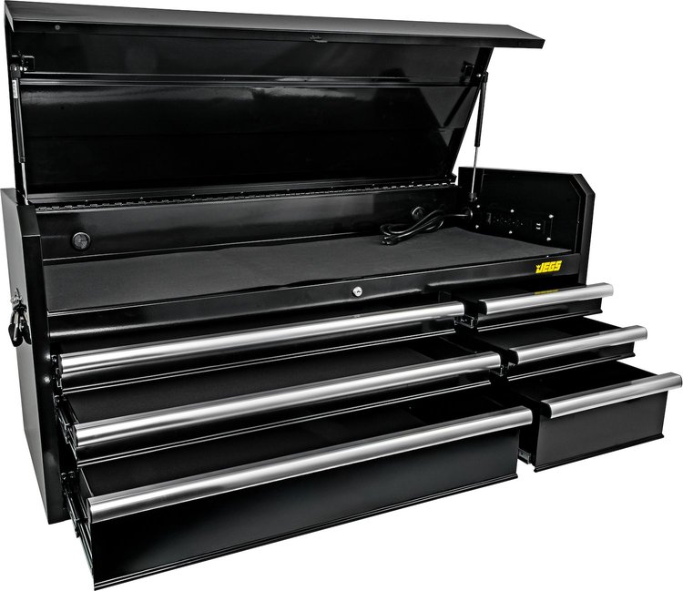 52 in. 6-Drawer Tool Chest [Black Powder-Coated]