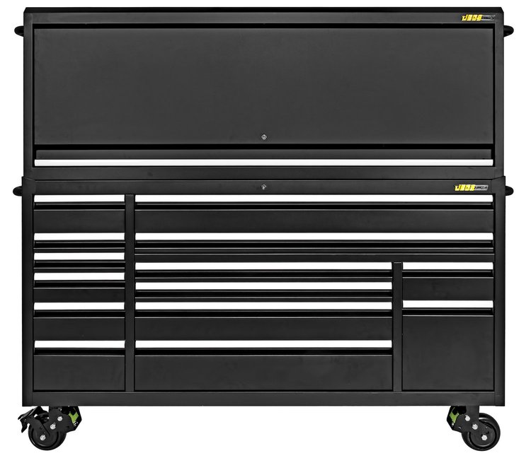 72 in. Rolling Tool Cabinet and Upper Storage Locker Kit [14-Drawer Tool Cabinet and Upper Storage Locker]