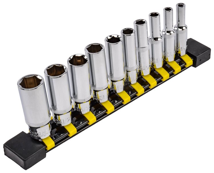 1/4 in. Deep Socket Set 11 Piece