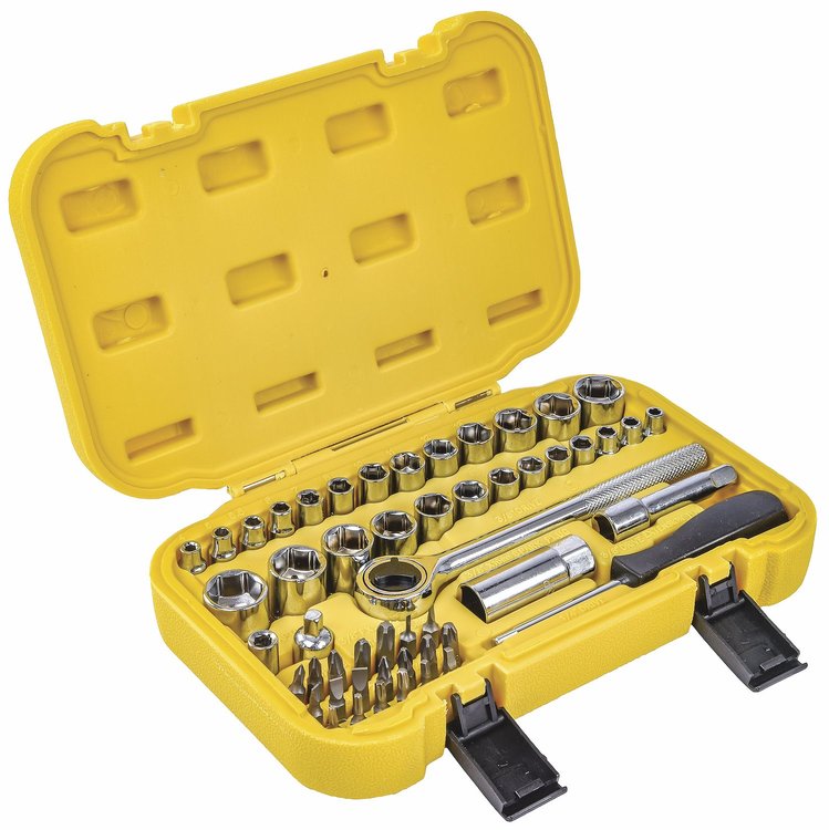 Socket Set, 3/8 in. & 1/4 in. Drive [SAE/Metric 52-Piece]