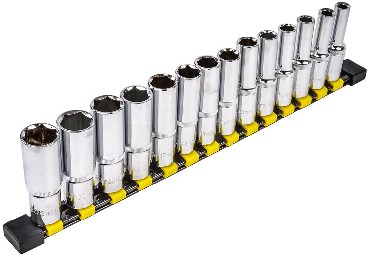 14-Piece Metric Deep Socket Set [1/2 in. drive]
