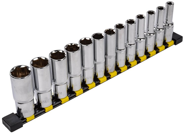 13-Piece SAE Deep Socket Set [1/2 in. Drive]
