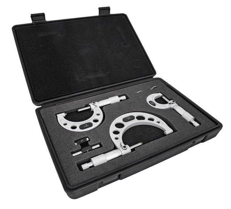 Outside Diameter Micrometer Set Standard 3-Piece