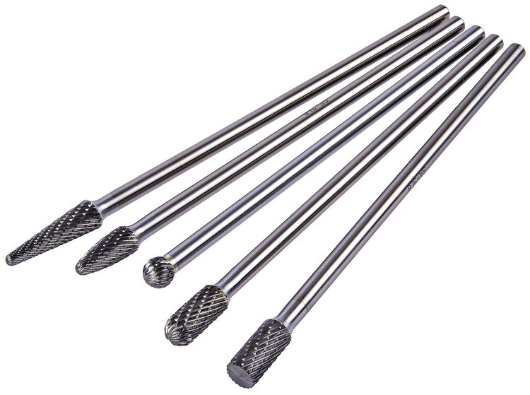 Die Grinding Carbide Burr Set [6 in. Long]