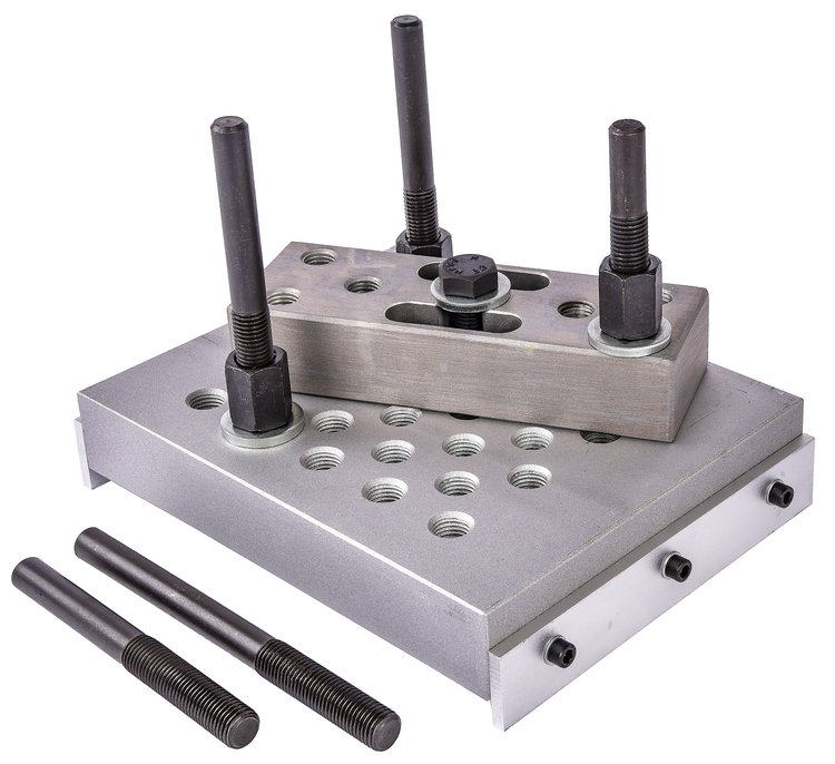 Universal Press Support Plate Set, Black [14 Pieces]