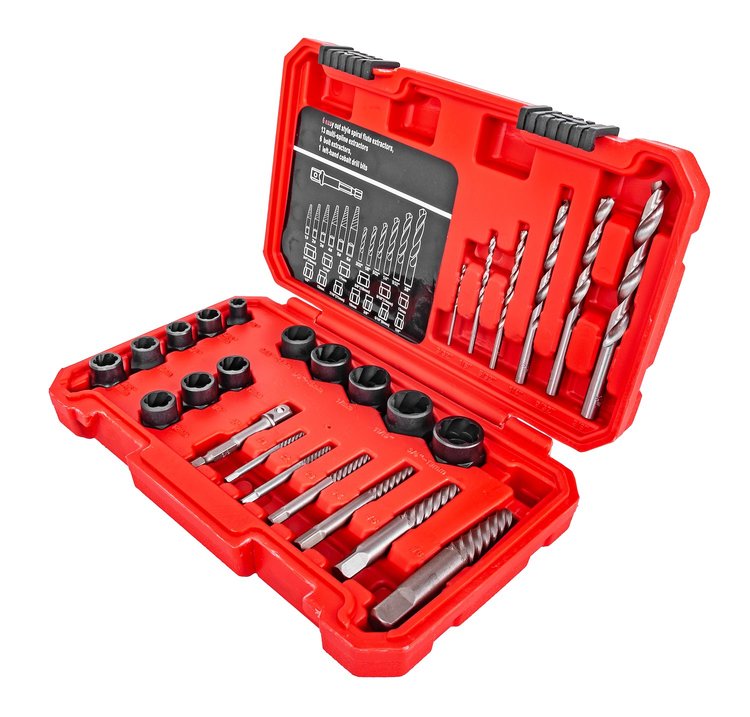 Screw and Bolt Extractor Set [26-Piece]