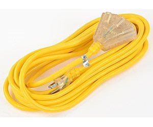 Extension Cord with Power Indicators 25-foot Length