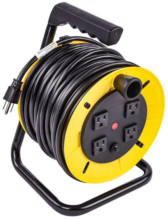 Extension Cord Reel with 100 foot Cord