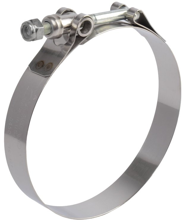 T-Bolt Hose Clamp 4.280" to 4.590" ID