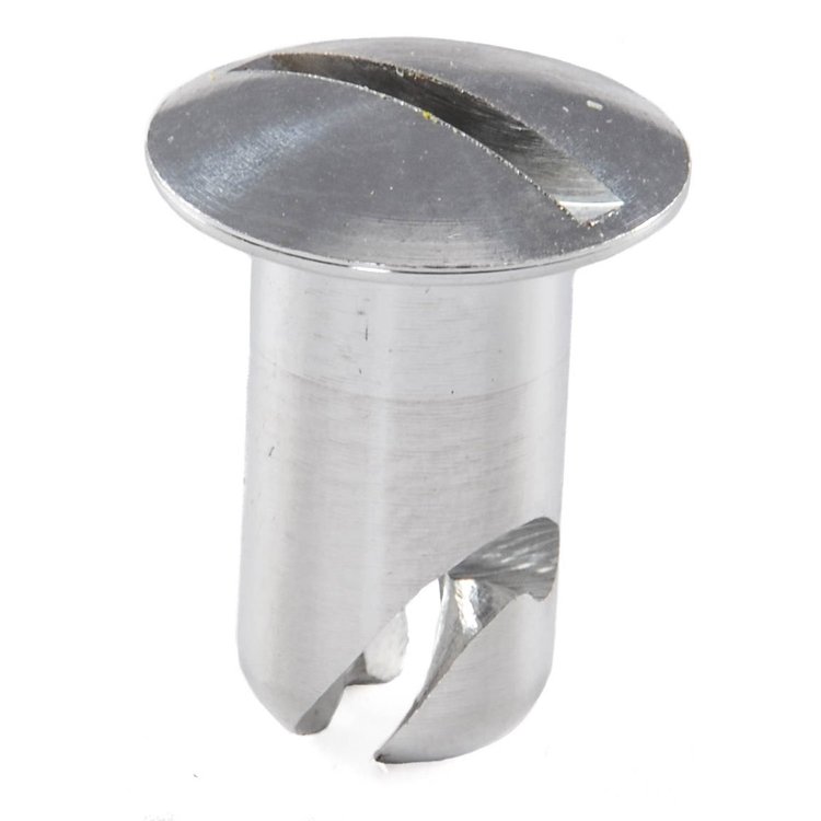 Quarter-Turn Fastener Buttons 3/8 in. Slotted Oval-Head