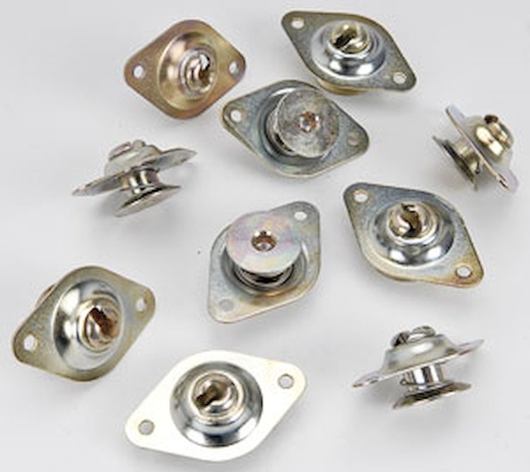 Quarter-Turn Fasteners 3/8" Hex (Zinc Dichromate/Gold)