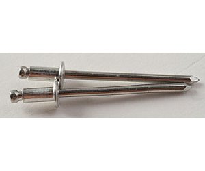 Aluminum 1/8 in. Rivets 1/4 in. Button Head, Aluminum Nail