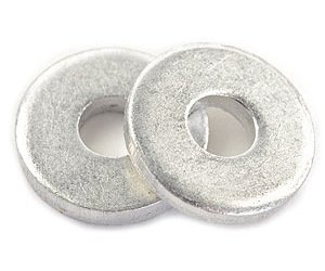 Aluminum Back-Up Washers 1/8" ID x 3/8" OD