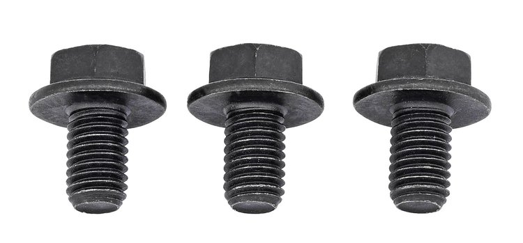 Torque Converter Bolts For GM TH200, 700R4, 4L60, 4L60E & 4L80E, M10-1.5 x 15 [Set of 3]