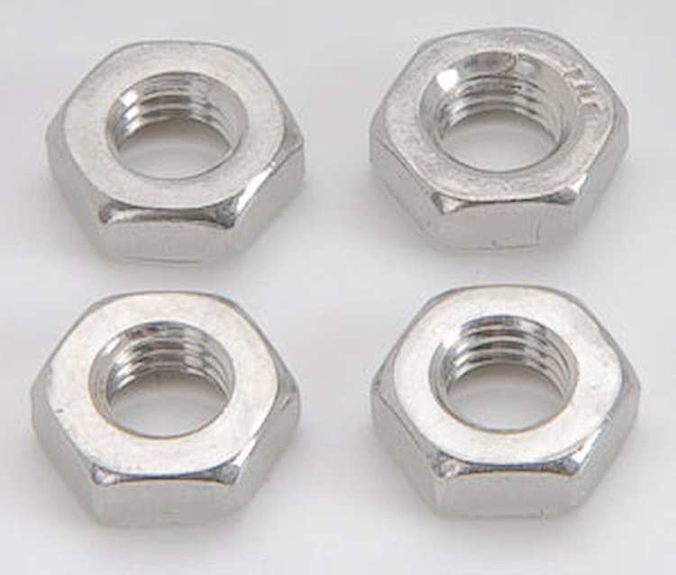 Stainless Steel Jam Nuts 1/4"-28 RH