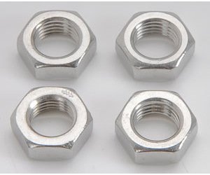 Stainless Steel Jam Nuts 3/8"-24 RH
