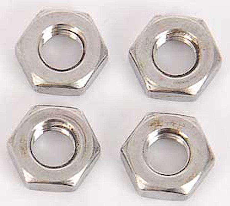 Stainless Steel Jam Nuts 1/4"-28 LH