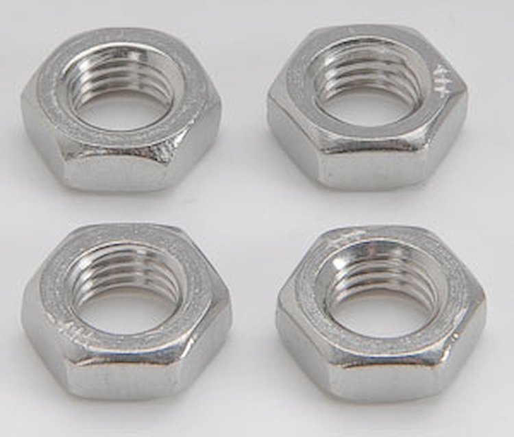 Stainless Steel Jam Nuts 5/16"-24 LH