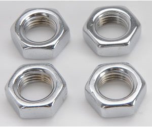 Chrome Plated Steel Jam Nuts 3/8"-24 RH