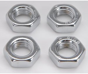 Chrome Plated Steel Jam Nuts 7/16"-20 RH