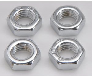 Chrome Plated Steel Jam Nuts 5/16"-24 LH