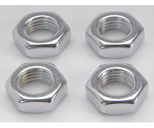 Chrome Plated Steel Jam Nuts 7/16"-20 LH