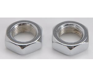Chrome Plated Steel Jam Nuts 3/4"-16 LH