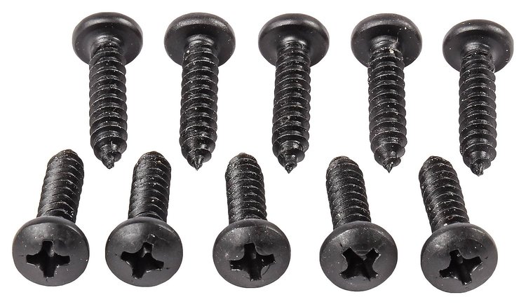 Phillips Pan Head Sheet Metal Screws 8 x 3/4 in. [Black]