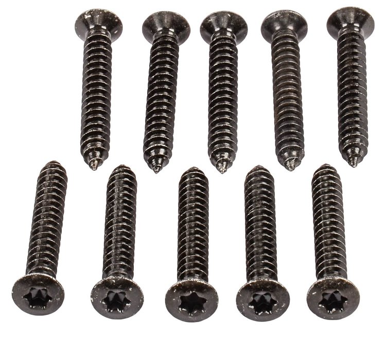 Metric Torx Oval Head Trim Screws GM 4.200-1.410 x 30 mm [Black]