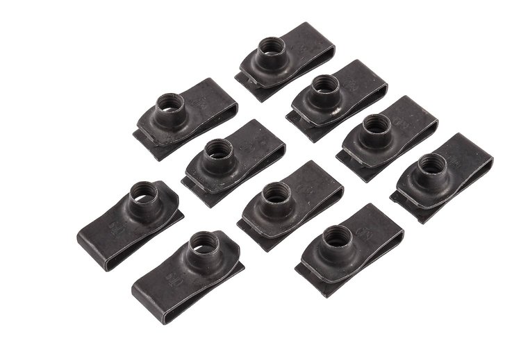 Extruded U-Nuts 0.010 in. - 0.175 in. [Black]