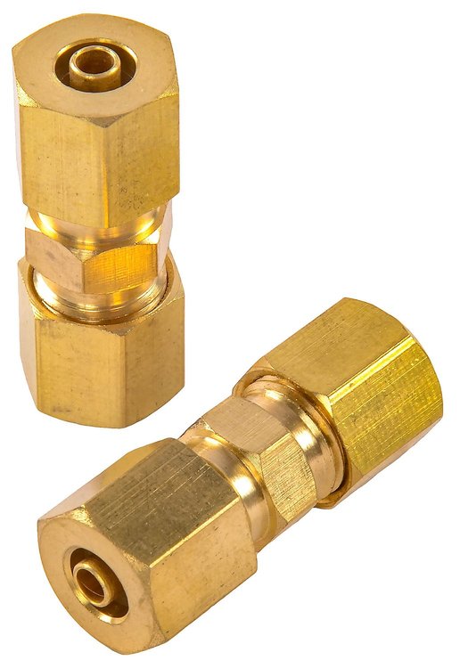 Compression Unions for Nylon Line to Nylon Line [1/4 in. Thread Size]