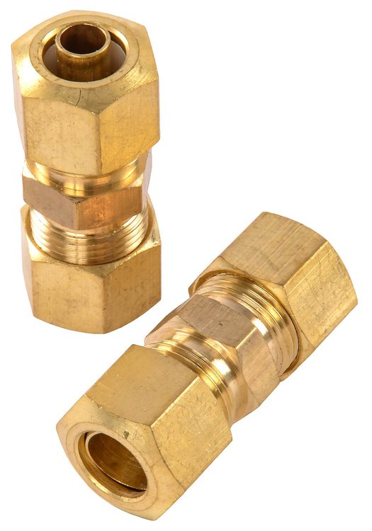 Compression Unions for Nylon Line to Steel Line [3/8 in. Thread Size]