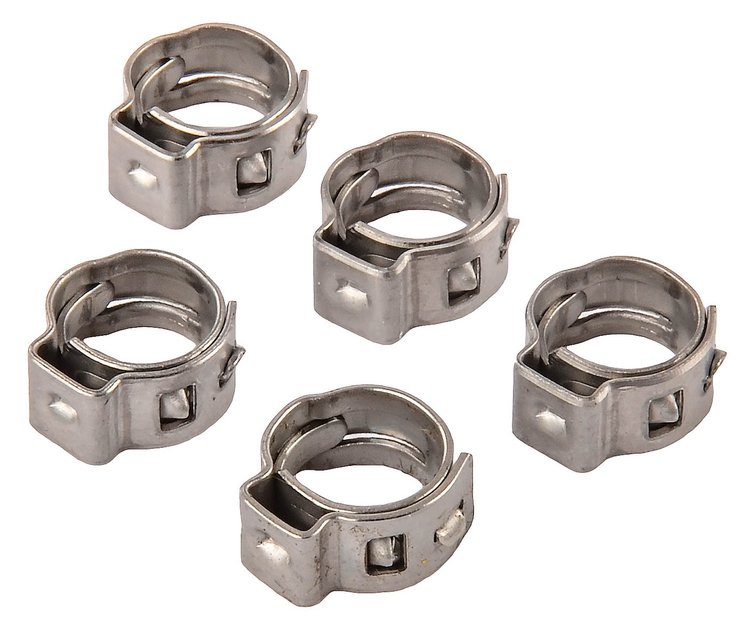 Pinch Clamps for Nylon & Rubber Hose [1/4 in. I.D.]