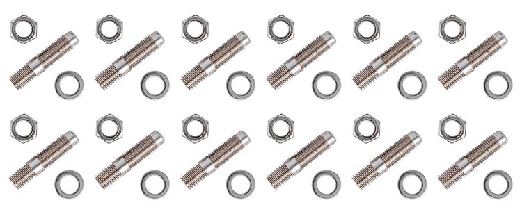 Header Stud Kit Fits Big Block Chevy & Other Engines w/ 3/8" Header Studs