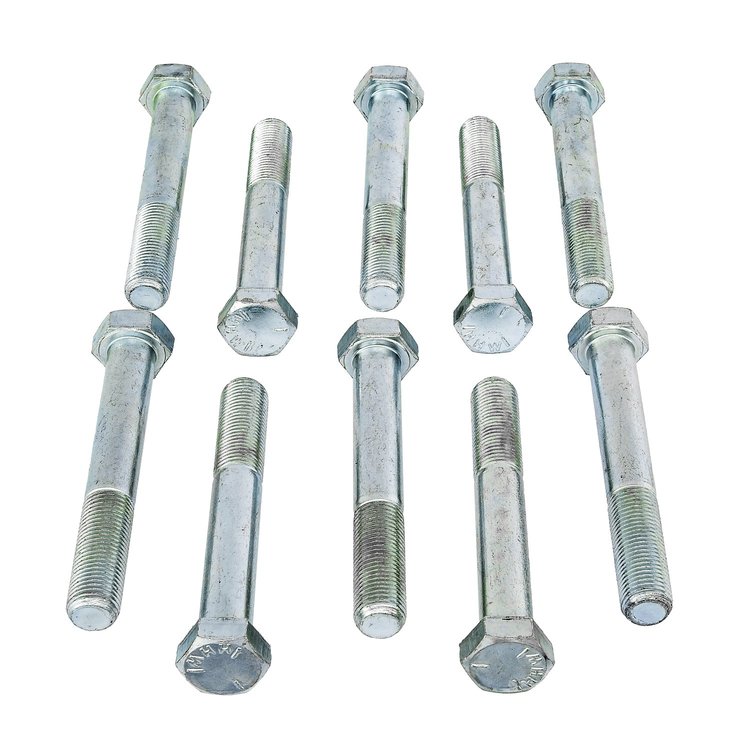 Hex Head Bolts, 1/2 in.-20 x 3 1/2 in. UHL, Carbon Steel, Grade 5 [Set of 10]