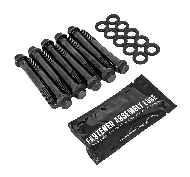 High-Strength Crankshaft Main Bearing Cap Bolt Kit for Small Block Chevy 2-Bolt Main Engines w/Large Journal Crankshaft