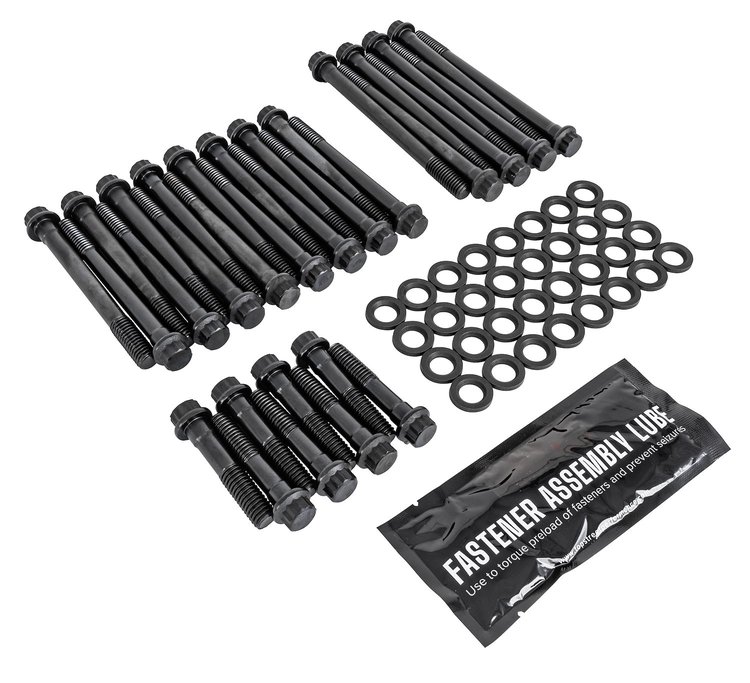 High-Strength Head Bolt Kit for Big Block Chevy w/Bowtie, Dart, Merlin, Pro Top, World Product's Cylinder Heads [12-Point Head]