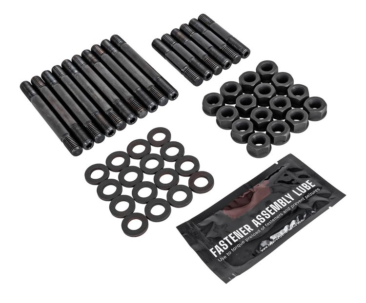 High-Strength Crankshaft Main Bearing Cap Stud Kit for Small Block Chevy 4-Bolt Main Engines