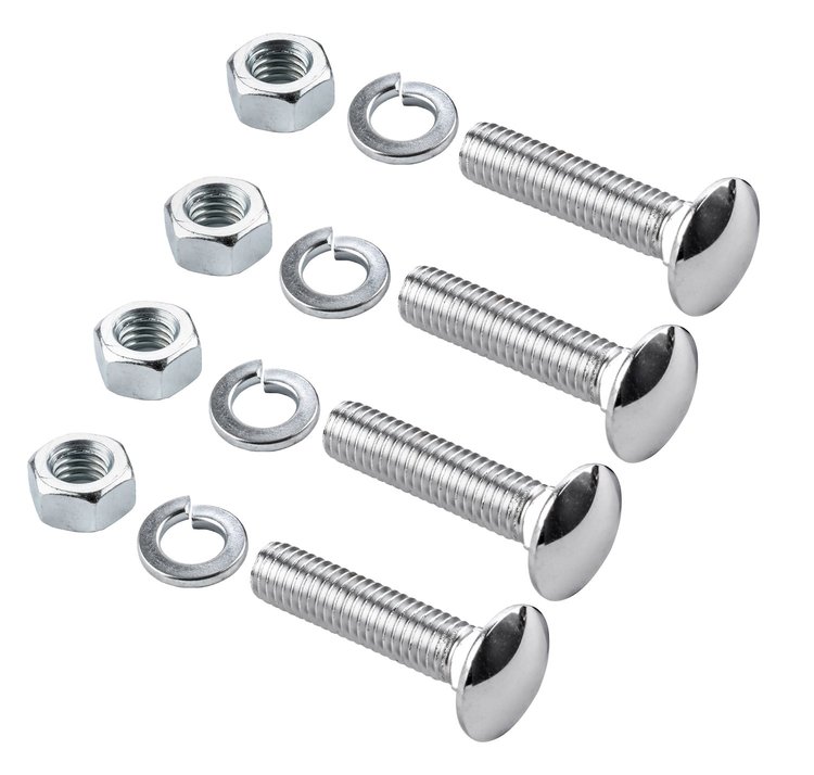 Chrome Bumper Bolt Kit [7/16 in.-14 x 2 in.]