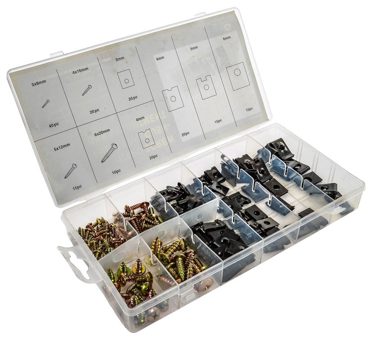 170-Piece U-Clip Assortment