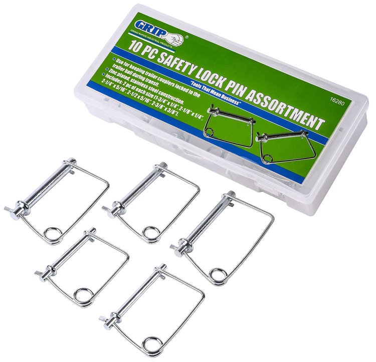 Square Lock Pin Assortment [10-piece]