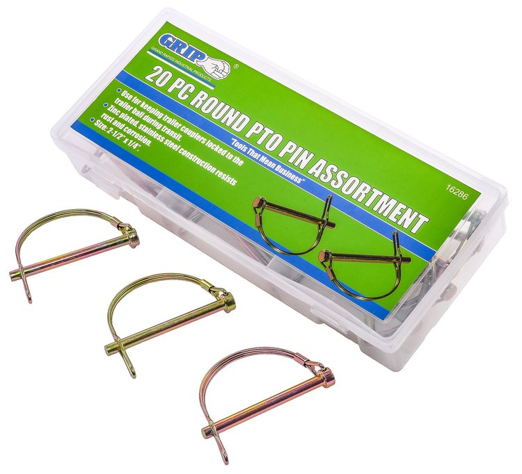 Round Lock Pin Set [20-piece]