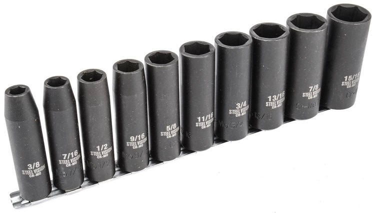Deep Impact Socket Set 1/2 in. Drive SAE