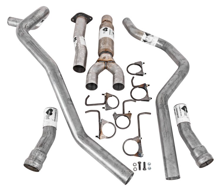 Cat-Back Dual Exhaust Kit Fits Select RAM 1500 with Hurricane 3.0L V6 Engine