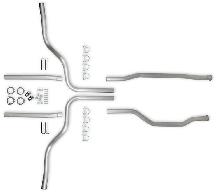 Header-Back Dual Exhaust Kit for 1973-1986 Chevrolet, GMC 1/2, 3/4, 1-Ton Truck [4WD, 265-400 ci.]