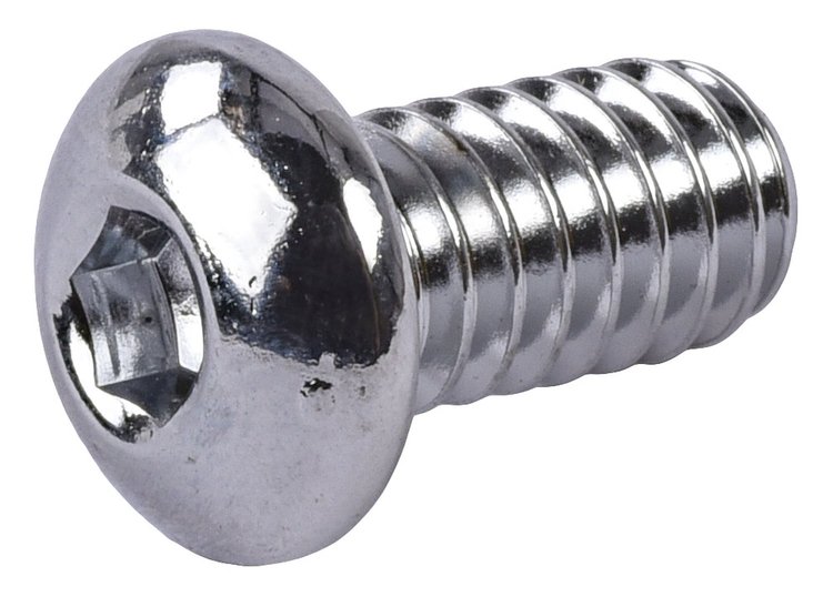 Button Head Socket Cap Screw [1/4 in. -20 Thread x 1/2 (.500) in. Length]