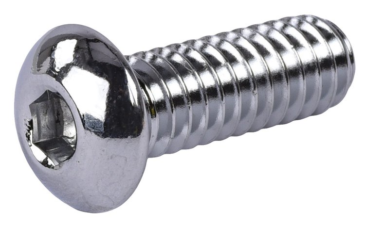 Button Head Socket Cap Screw [1/4 in. -20 Thread x 3/4 (.750) in. Length]